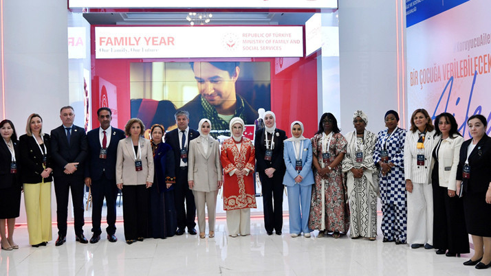 Emine Erdoğan "Uluslararası Aile Forumu"nun kapanış programına katıldı
