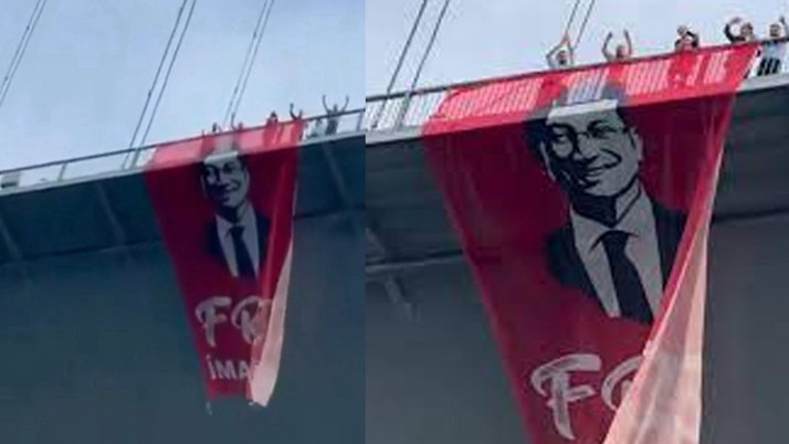 15 Temmuz Şehitler Köprüsü'ne Ekrem İmamoğlu pankartı asılmasına soruşturma