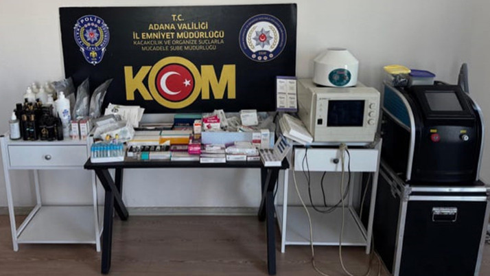 Adana'da yasa dışı tıbbi müdahale yapan 1 kişiye gözaltı