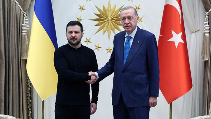 Cumhurbaşkanı Erdoğan, Zelenski ile görüştü