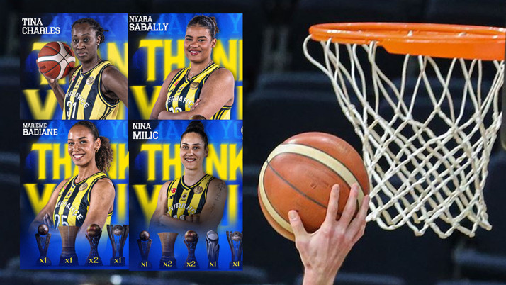 Fenerbahçe Kadın Basketbol Takımı'nda 4 oyuncuyla yollar ayrıldı