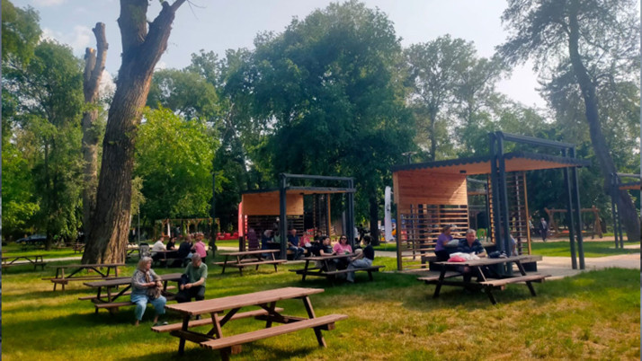 Edirne Söğütlük Millet Bahçesi halkın kullanımına açıldı