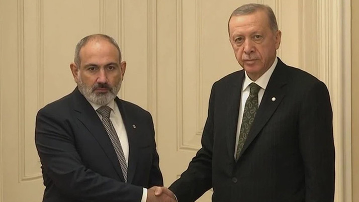 Cumhurbaşkanı Erdoğan, Ermenistan Başbakanı ile görüştü