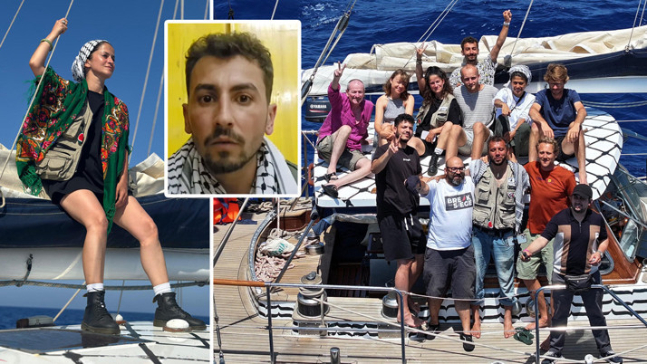 İsrail, Türk aktivistler Yasemin Acar ve Şuayb Ordu'yu sınır dışı etti! Uçak Tel Aviv'den hareket etti