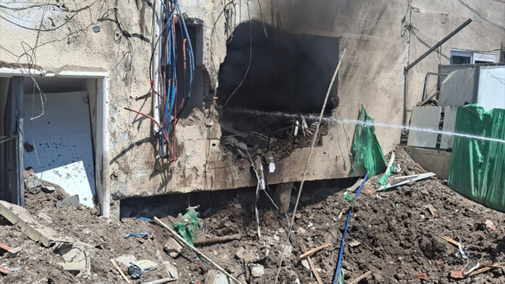 İsrail'in kuzeyindeki Beyt Şan kendi İran kamikaze dron ile vuruldu