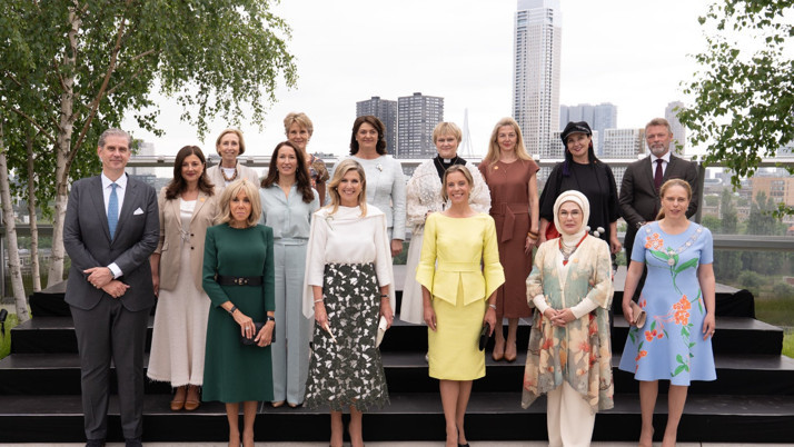 Emine Erdoğan’dan lider eşleriyle Boijmans Müzesi’nde buluşma