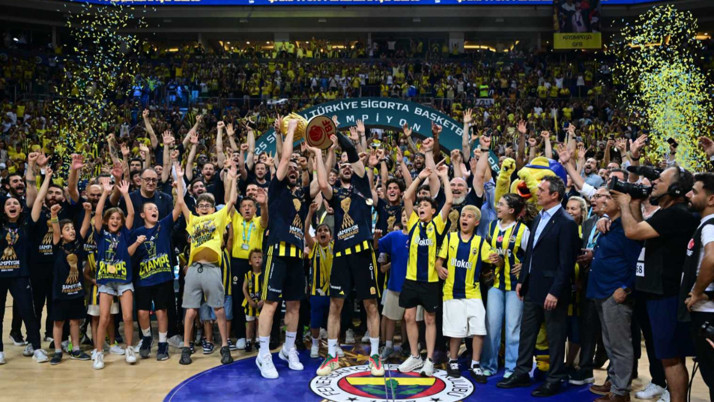 Türkiye Sigorta Basketbol Süper Ligi'nde şampiyon Fenerbahçe Beko