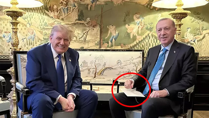 Erdoğan ile Trump görüşmesine damga vuran zarf! İçinde ne var?