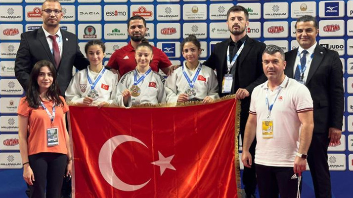 Milli judoculardan Avrupa Ümitler Şampiyonası'nda 3 madalya