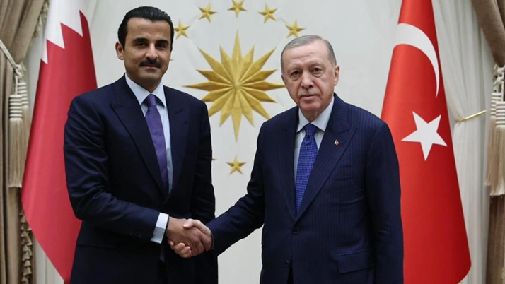 Cumhurbaşkanı Erdoğan, Katar Emiri ile görüştü!