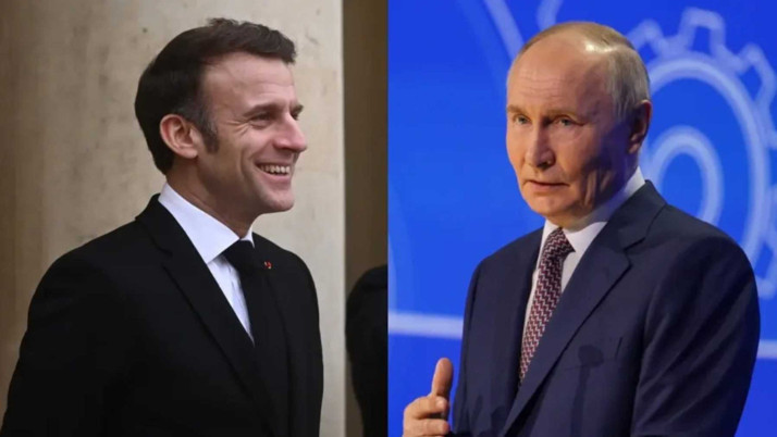 Putin ve Macron 3 yıl sonra ilk kez görüştü