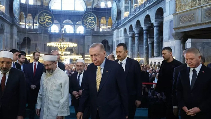 Erdoğan’dan Ayasofya mesajı: İnşallah ebediyen özgür kalacak
