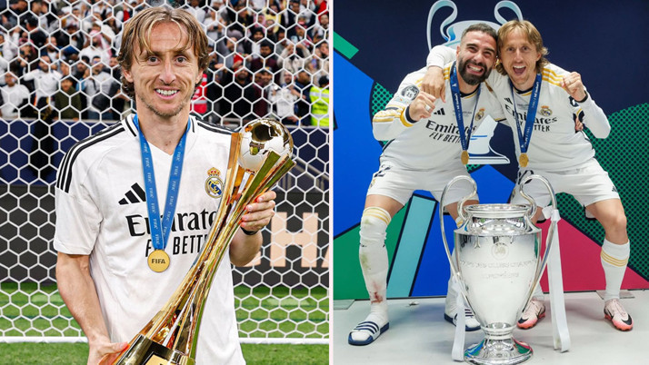 Luka Modric'in kupalarla dolu Real Madrid kariyeri sona erdi