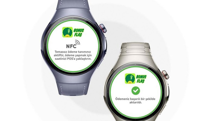 Garanti ve Huawei'den akıllı saatte temassız ödeme için işbirliği