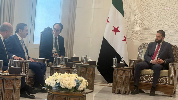 TOBB Heyeti, Şam'da Şara ile görüştü