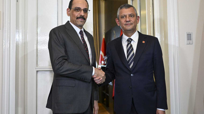 MİT Başkanı İbrahim Kalın Özgür Özel ile görüştü