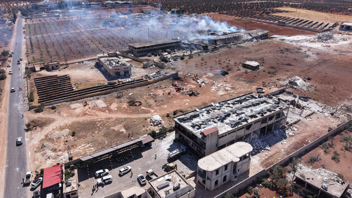 İdlib'de silah deposunda çok sayıda patlama oldu: 5 ölü, 63 yaralı