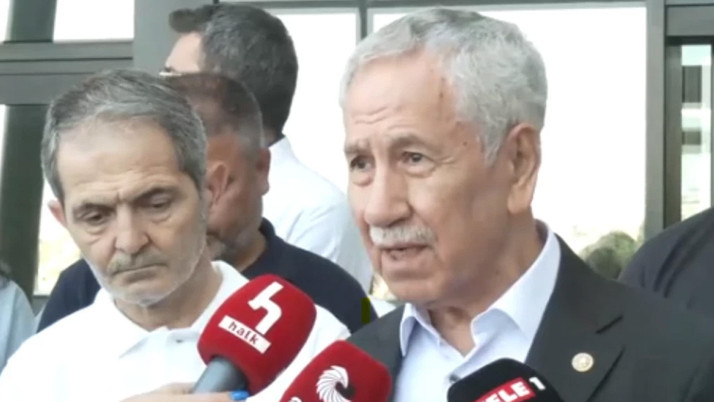 Bülent Arınç, Mehmet Murat Çalık'ı hastanede ziyaret etti: "Tutuksuz yargılama esas olmalı"