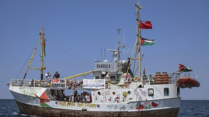 Hanzala gemisi kritik noktaya yaklaşıyor