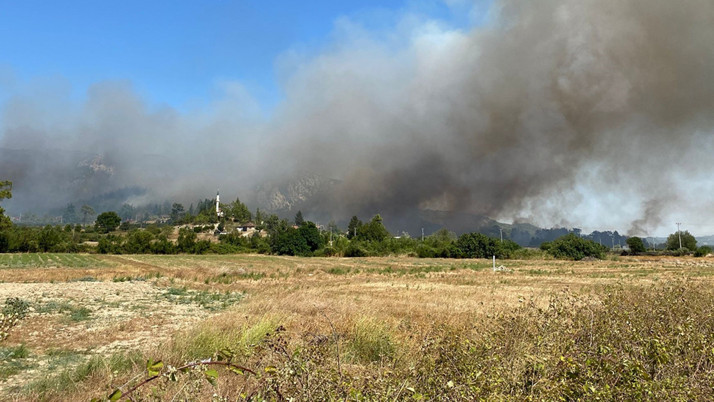 Antalya'da yeni orman yangını çıktı