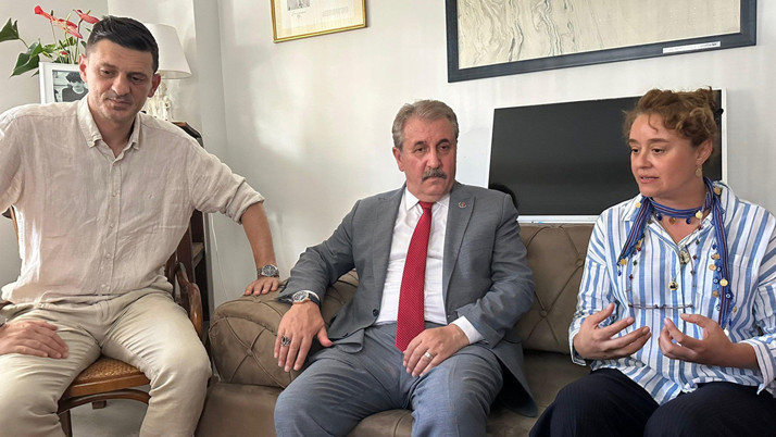 BBP Genel Başkanı Destici, Minguzzi ailesini ziyaret etti