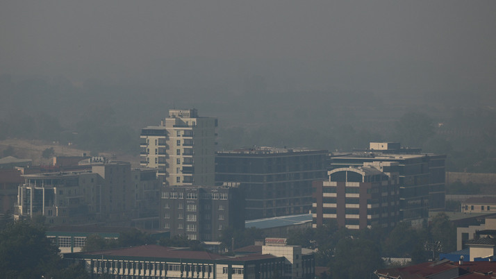 Bulgaristan'daki orman yangınının koku ve dumanı Edirne'ye ulaştı