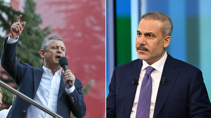 Özgür Özel baltayı taşa vurdu Hakan Fidan'ın sözleri sonrası çok sert yanıt