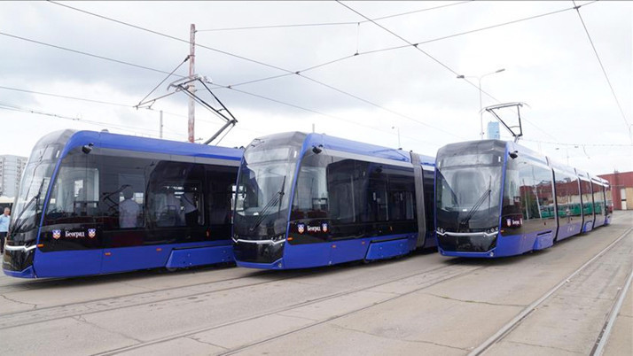Bozankaya, Sırbistan'daki tramvay projesinde 3 aracı teslim etti