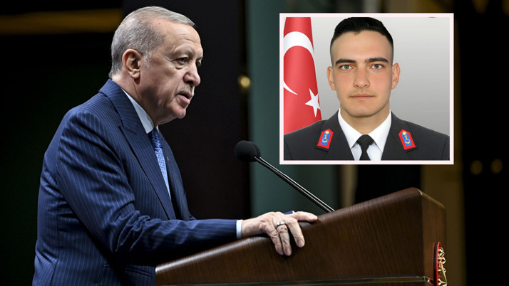 Cumhurbaşkanı Erdoğan'dan, şehit Mehmet Ali Yıldırım'ın ailesine başsağlığı mesajı
