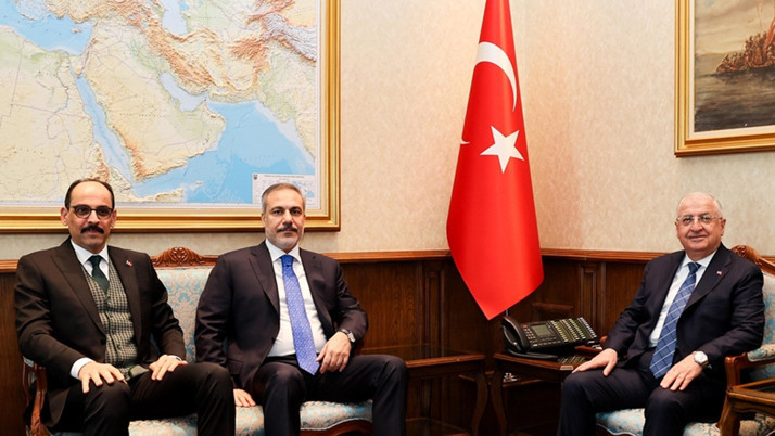 Bakanlar, MİT Başkanı Kalın ile görüştü