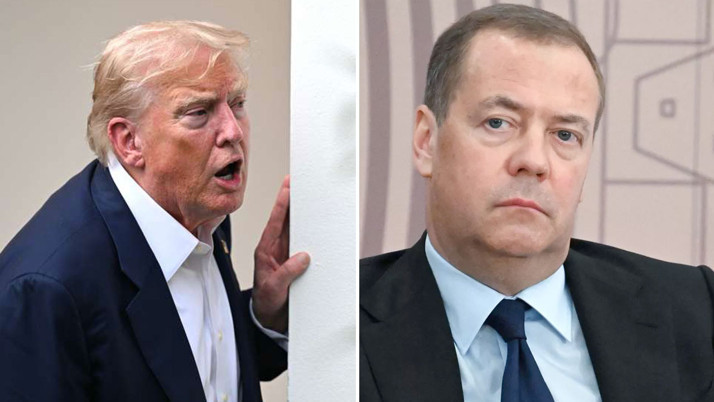 ABD Başkanı Trump'dan Medvedev'e tepki: Sözlerine dikkat et