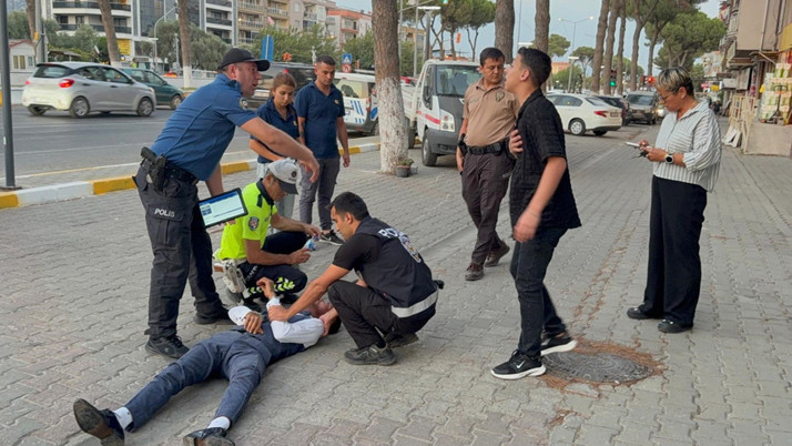 Aydın'da yaşandı! Sürücü kimlik soran polisin kolunu ısırdı, gözaltına alındı