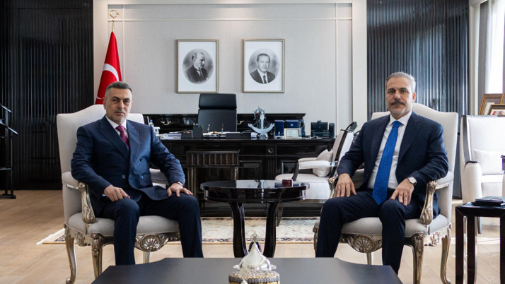 Hakan Fidan, Basra Valisi Esad el-İdani'yi kabul etti