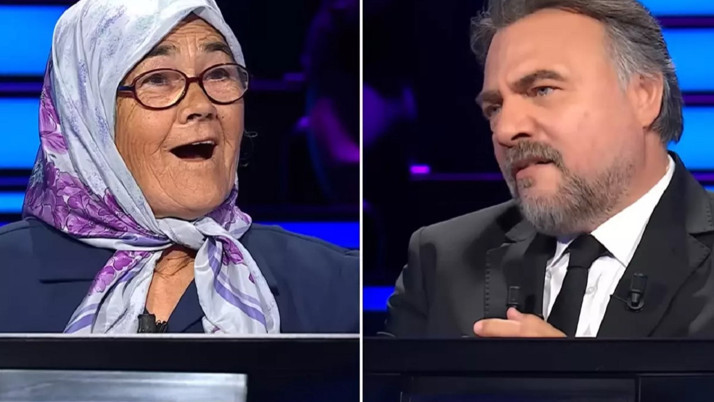 Stüdyo ve ekran başı şok yaşadı! 74 yaşındaki teyze 1milyonluk soruyu açtırdı...