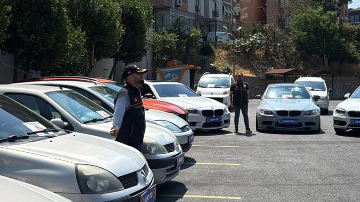 10 ilde "change otomobil" operasyonu: Seri numaraları değiştirilen araçlar ele geçirildi
