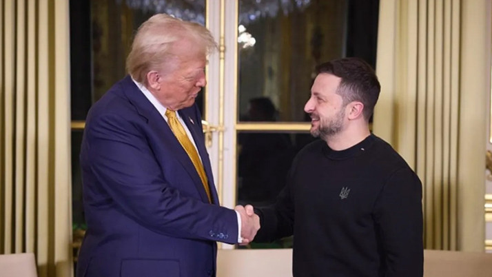Bu kez fırça atmadı! Zelensky, Donald Trump ile görüştü