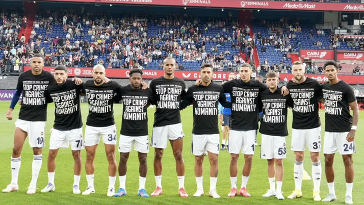 Fenerbahçeli futbolculardan İsrail'e tepki