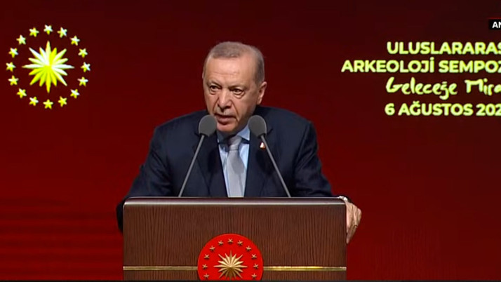 Cumhurbaşkanı Erdoğan açıkladı: Türkiye dünya arkeolojisinde ilk sırada yer alıyor