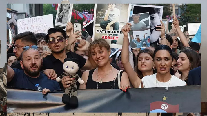 Trabzon'da Mattia Ahmet Minguzzi için yürüyüş düzenlendi