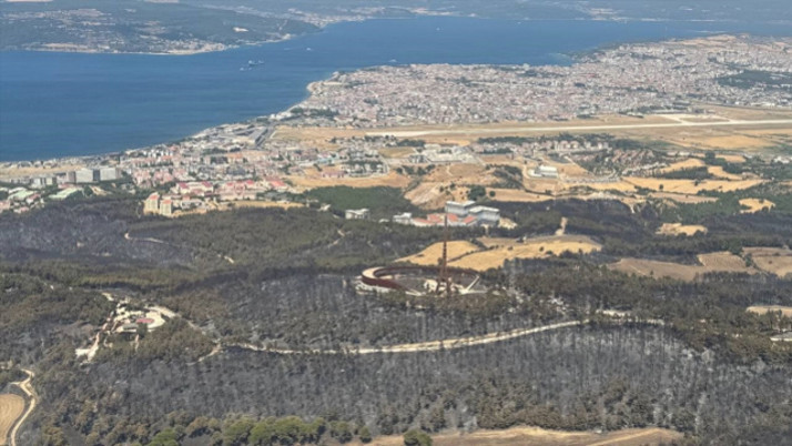 Çanakkale'de çıkan orman yangınları kontrol altına alındı
