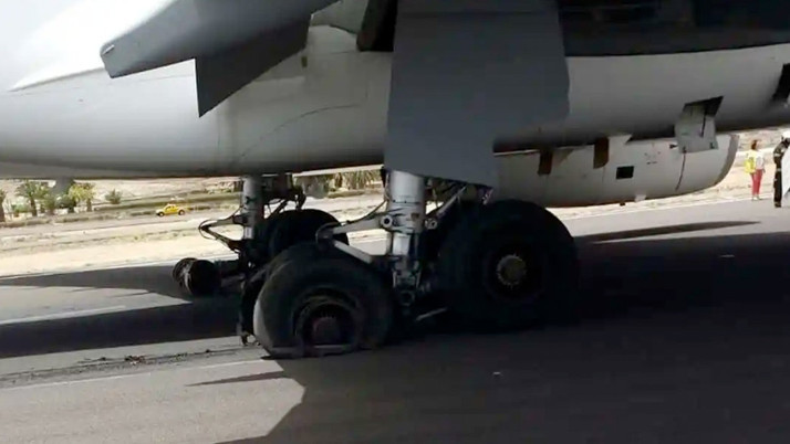 İstanbul'da özel uçak paniği iniş takımları açılmayınca...