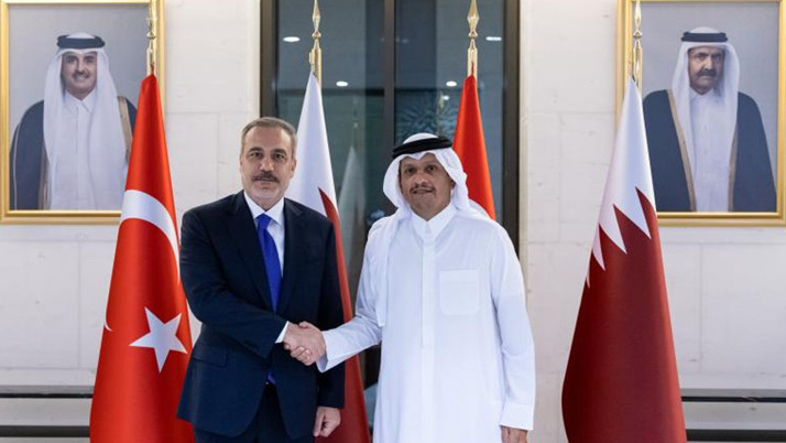 Dışişleri Bakanı Fidan, Katarlı mevkidaşı ile görüştü