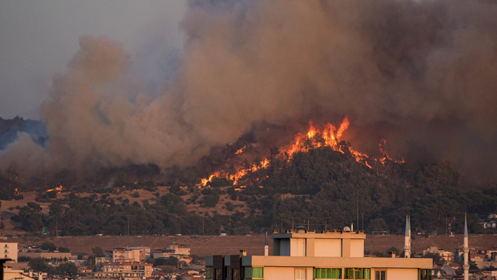 İzmir'deki orman yangınında son durum! Dün başlamıştı