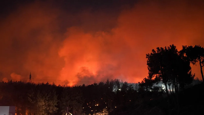 İzmir'deki orman yangınıyla ilgili 1 tutuklama