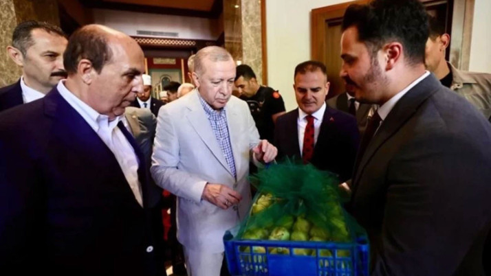Cumhurbaşkanı Erdoğan, Okluk’ta incir dağıttı