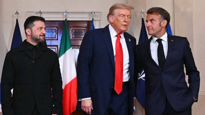 Trump mikrofonun açık kaldığını unuttu Macron'un kulağına fısıldadığı bomba söz