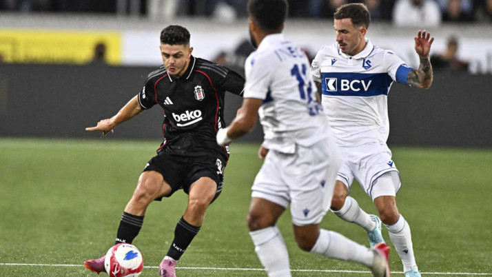 Beşiktaş Konferans Ligi'nde 83'te yıkıldı