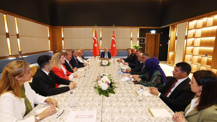 Cumhurbaşkanı Erdoğan, Kültür ve Sanat Politikaları Kurulu üyelerini kabul etti