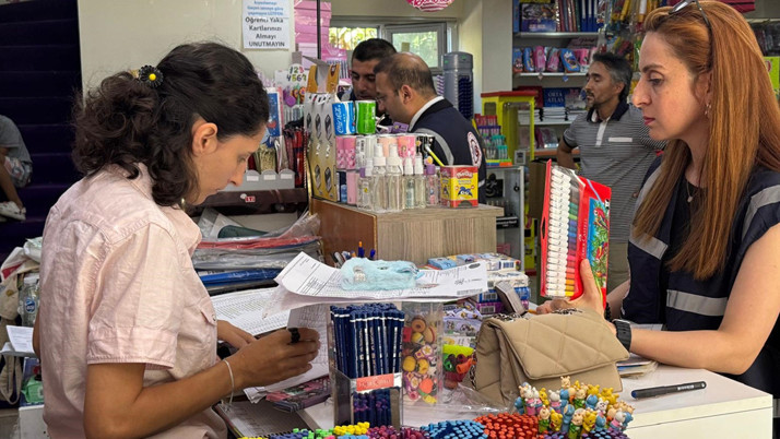 İstanbul'da kırtasiye ve okul ürünleri denetimi