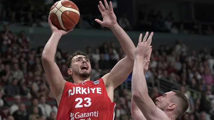 A Milli Erkek Basketbol Takımı, Letonya'ya şans tanımadı